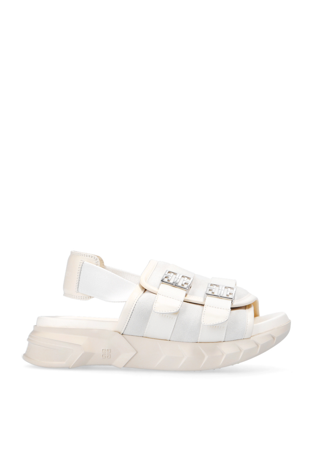 Givenchy jaw logo online web sandals